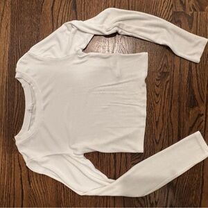 Garage Women's Cream Long Sleeve Top